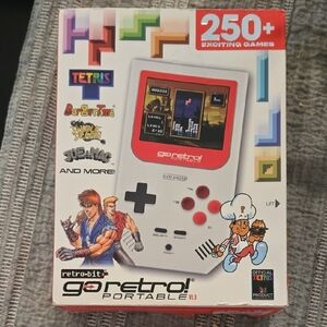 Go Retro! Portable Console - Red and White